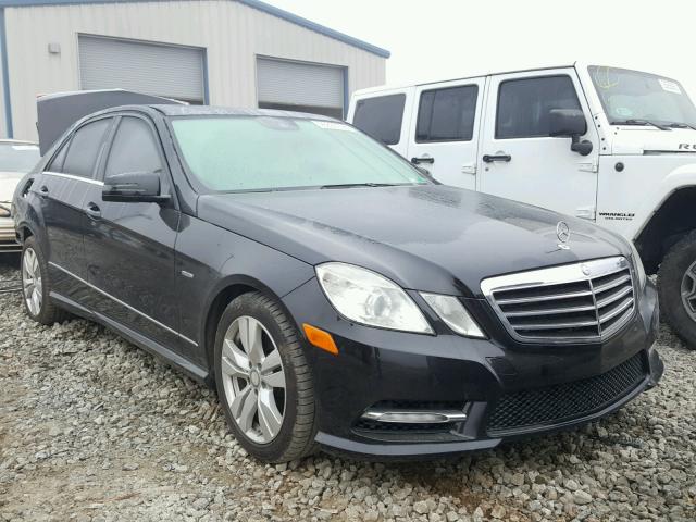 WDDHF2EBXCA522159 - 2012 MERCEDES-BENZ E 350 BLUE BLACK photo 1