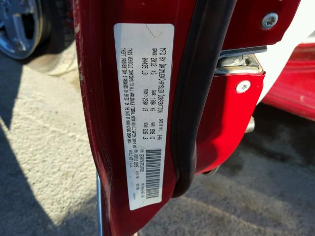 1B3HB78K37D127695 - 2007 DODGE CALIBER R/ RED photo 10