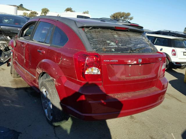 1B3HB78K37D127695 - 2007 DODGE CALIBER R/ RED photo 3