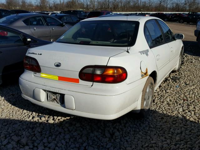 1G1NE52J71M666009 - 2001 CHEVROLET MALIBU LS WHITE photo 4