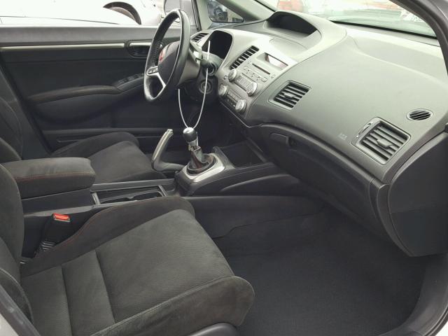 2HGFA55587H702809 - 2007 HONDA CIVIC SI SILVER photo 5