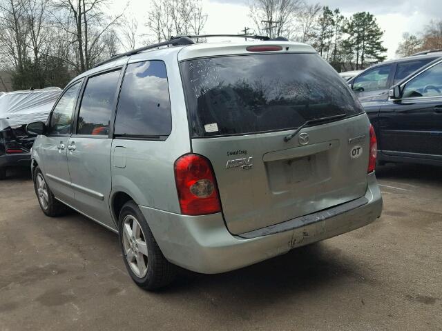 JM3LW28JX30376902 - 2003 MAZDA MPV WAGON SILVER photo 3