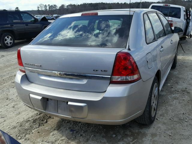 1G1ZT61846F202683 - 2006 CHEVROLET MALIBU MAX SILVER photo 4