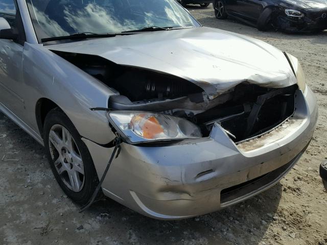 1G1ZT61846F202683 - 2006 CHEVROLET MALIBU MAX SILVER photo 9