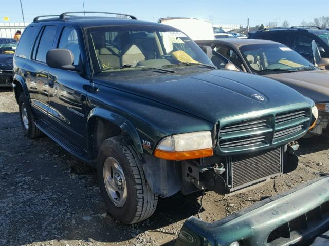 1B4HS28YXWF222549 - 1998 DODGE DURANGO GREEN photo 1