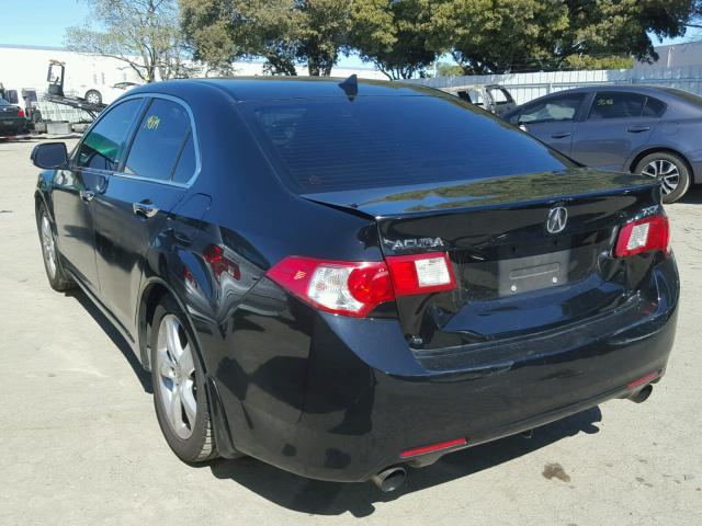 JH4CU26649C005978 - 2009 ACURA TSX BLACK photo 3