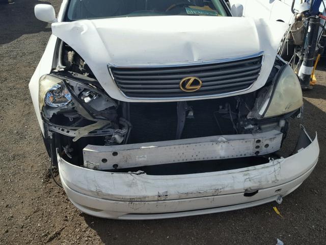 JTHBN30F510028862 - 2001 LEXUS LS 430 WHITE photo 9