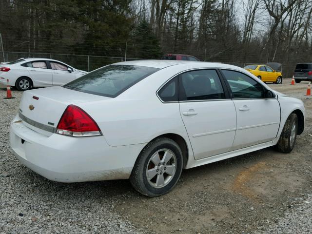 2G1WG5EK8B1317005 - 2011 CHEVROLET IMPALA LT WHITE photo 4