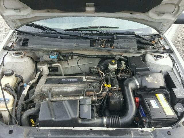 1G1JC12F557104008 - 2005 CHEVROLET CAVALIER SILVER photo 7