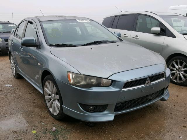 JA3AU86U78U023683 - 2008 MITSUBISHI LANCER GTS BLUE photo 1