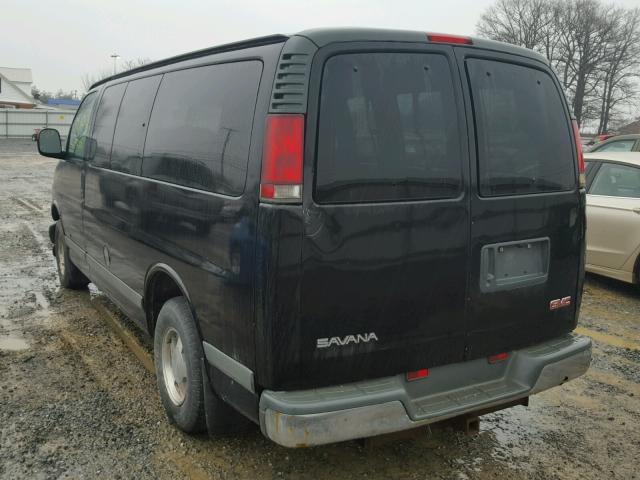 1GKFG15R111204339 - 2001 GMC SAVANA G15 BLACK photo 3