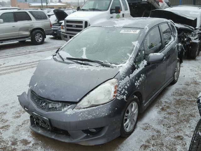 JHMGE8H69BC013143 - 2011 HONDA FIT SPORT GRAY photo 2