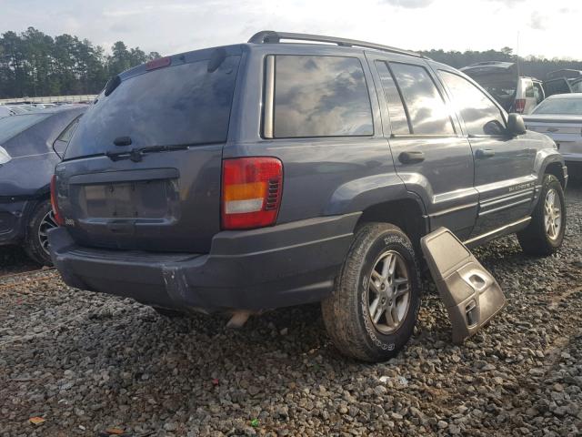 1J4GX48S13C551333 - 2003 JEEP GRAND CHER BLUE photo 4