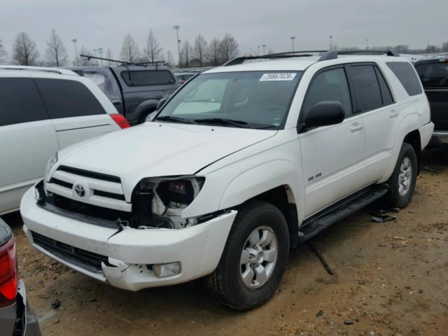 JTEBU14R840022745 - 2004 TOYOTA 4RUNNER SR WHITE photo 2