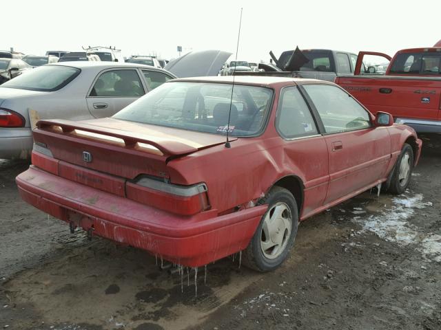 JHMBA4159MC023657 - 1991 HONDA PRELUDE SI RED photo 4