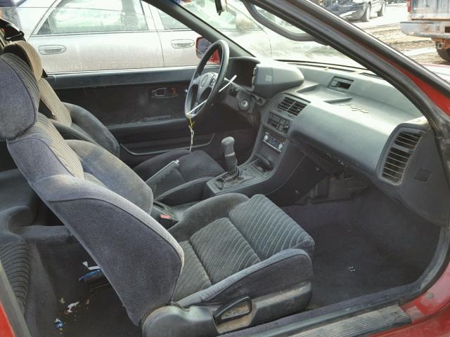 JHMBA4159MC023657 - 1991 HONDA PRELUDE SI RED photo 5