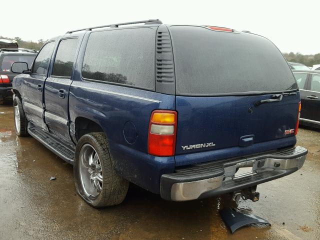 1GKEC16T13J221825 - 2003 GMC YUKON XL C BLUE photo 3