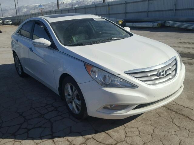 5NPEC4ACXDH568696 - 2013 HYUNDAI SONATA SE WHITE photo 1