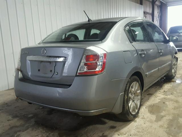 3N1AB6AP8AL674966 - 2010 NISSAN SENTRA 2.0 GRAY photo 4