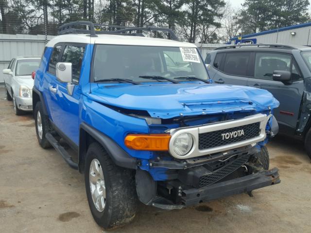 JTEZU11F88K007908 - 2008 TOYOTA FJ CRUISER BLUE photo 1