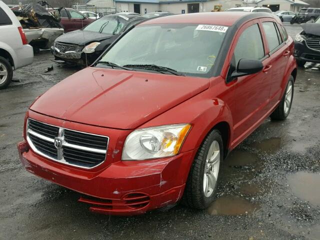 1B3CB4HA3AD536271 - 2010 DODGE CALIBER SX RED photo 2