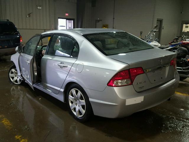 2HGFA1F58BH505073 - 2011 HONDA CIVIC LX SILVER photo 3