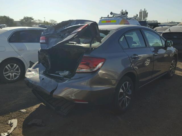 19XFB2F83DE275176 - 2013 HONDA CIVIC EX ნაცრისფერი ფოტო 4