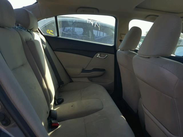 19XFB2F83DE275176 - 2013 HONDA CIVIC EX ნაცრისფერი ფოტო 6