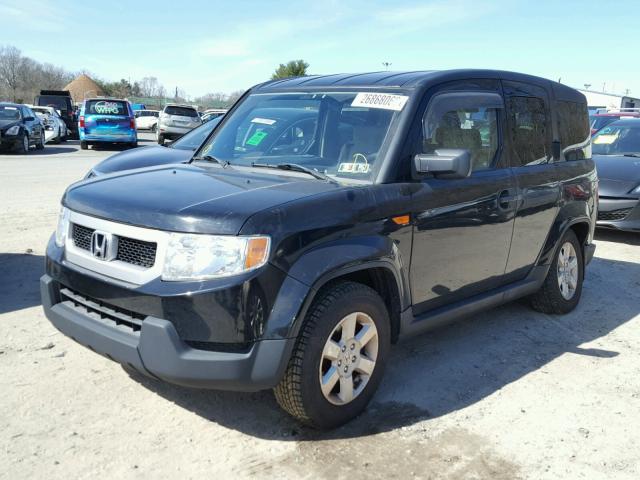 5J6YH2H75AL002538 - 2010 HONDA ELEMENT EX BLUE photo 2