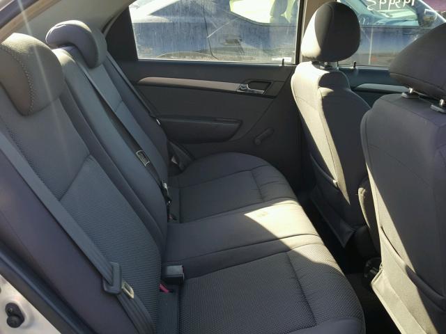 KL1TD56698B157883 - 2008 CHEVROLET AVEO BASE Gümüş fotoğraf 6