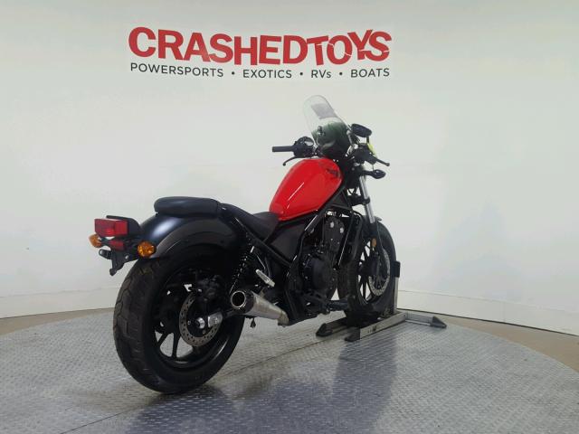 MLHPC5607H5000809 - 2017 HONDA CMX500 RED photo 8