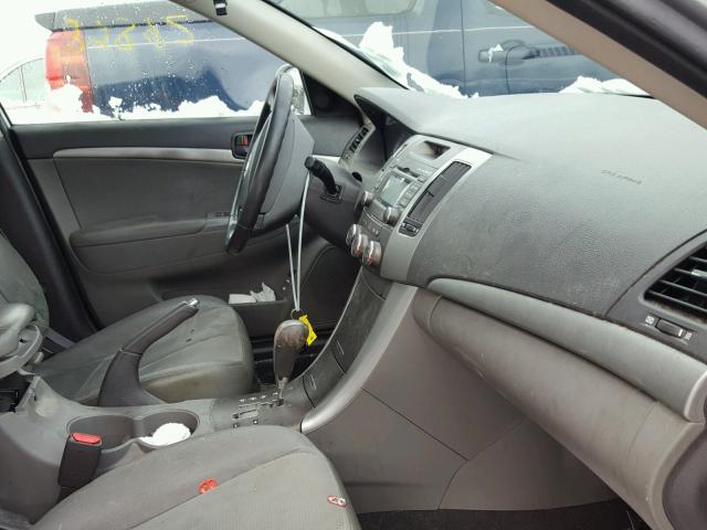 5NPEU46F09H526030 - 2009 HYUNDAI SONATA SE SILVER photo 5