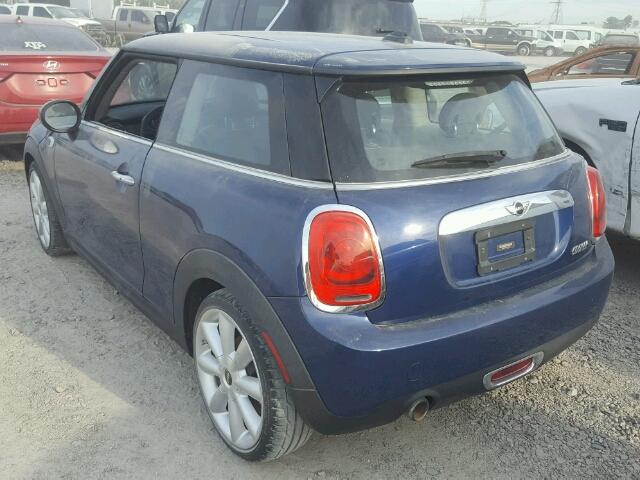 WMWXM5C59F3A59613 - 2015 MINI COOPER BLUE photo 3