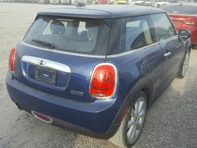 WMWXM5C59F3A59613 - 2015 MINI COOPER BLUE photo 4