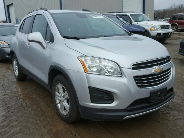 3GNCJLSB4GL186043 - 2016 CHEVROLET TRAX 1LT SILVER photo 1