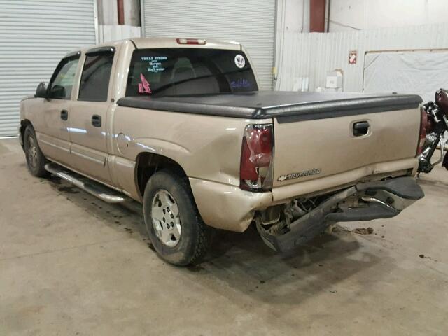 2GCEC13T061214380 - 2006 CHEVROLET SILVERADO TAN photo 3