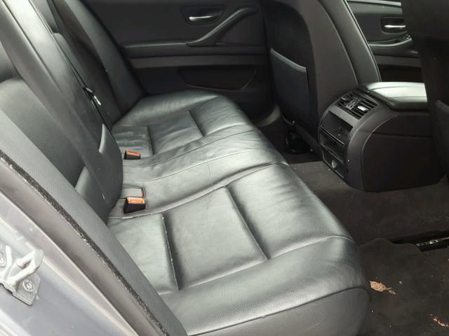 WBAFR1C53BC742498 - 2011 BMW 528 I GRAY photo 6