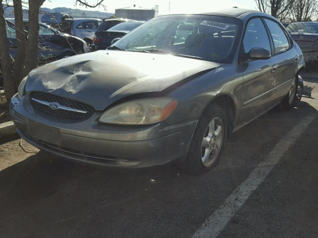 1FAFP53U11G214866 - 2001 FORD TAURUS SE BROWN photo 2