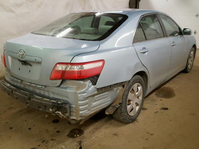 4T1BE46K37U714505 - 2007 TOYOTA CAMRY NEW BLUE photo 4