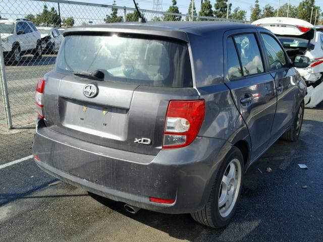 JTKKU10468J004610 - 2008 TOYOTA SCION XD CHARCOAL photo 4