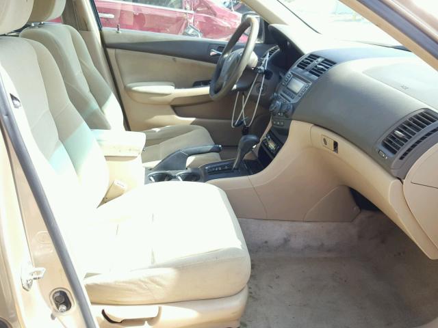 1HGCM56457A081043 - 2007 HONDA ACCORD LX GOLD photo 5