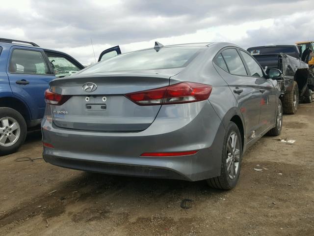 KMHD84LF8JU451894 - 2018 HYUNDAI ELANTRA SE GRAY photo 4