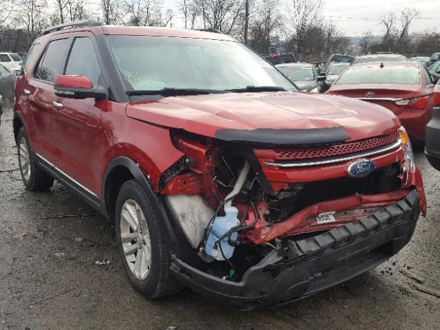 1FMHK8F80CGA59565 - 2012 FORD EXPLORER L RED photo 1