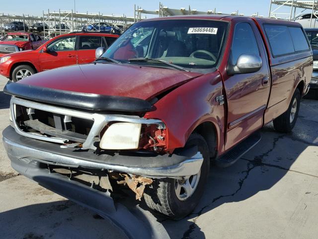 1FTRF17W5XKA62725 - 1999 FORD F150 RED photo 2