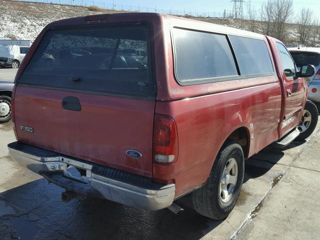 1FTRF17W5XKA62725 - 1999 FORD F150 RED photo 4