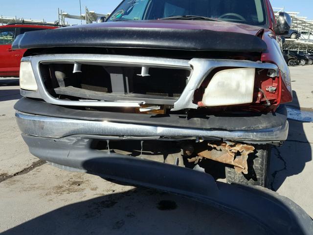 1FTRF17W5XKA62725 - 1999 FORD F150 RED photo 6