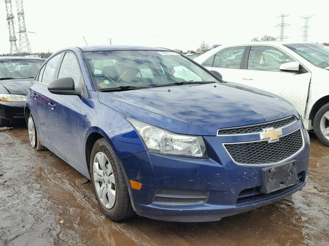 1G1PC5SH9C7279474 - 2012 CHEVROLET CRUZE LS BLUE photo 1