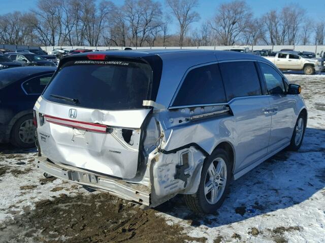 5FNRL5H92CB095262 - 2012 HONDA ODYSSEY TO SILVER photo 4