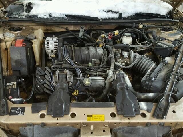 1G2WP52K51F237085 - 2001 PONTIAC GRAND PRIX 金色 照片 7