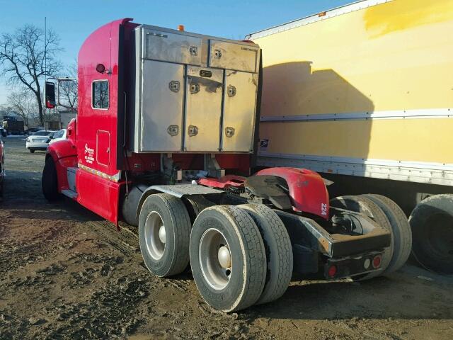 1XPHD49X4CD134388 - 2012 PETERBILT 386 RED photo 3